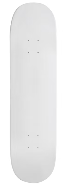 Supreme X Maison Margiela Tonal Box Logo Skateboard Deck White