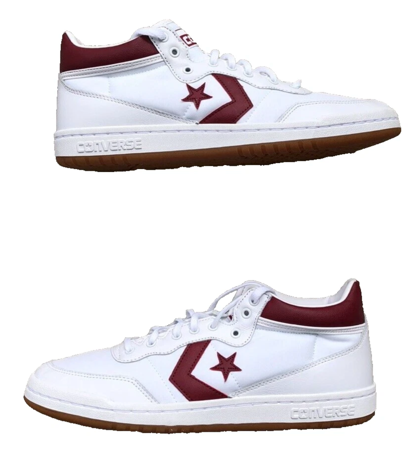 Converse Fastbreak Pro Mid 'White/Team Red' Sneakers 8.5M MSRP: $85.00