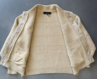 KITH Men's Stiles Knit Trucker Jacket - Plateau Beige SM BRAND NEW