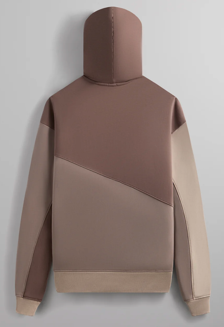 KITH Men's Colorblocked Pullover Hoodie - Poise Brown - SM BRAND NEW