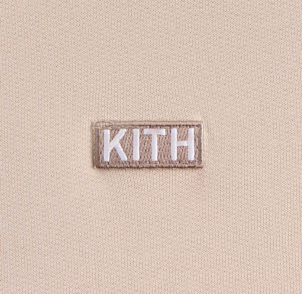 KITH Men's Colorblocked Pullover Hoodie - Poise Brown - SM BRAND NEW