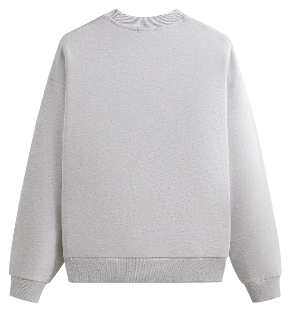 KITH Men's K&K Monogram Nelson Crewneck Light Heather Grey - Small BRAND NEW