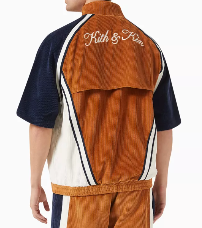 KITH Men's S/S Liden Retro Quarter Zip - Sanguine - Size Large BRAND NEW