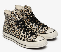 Converse Brand New Chuck 70 High 'Glow in The Dark Leopard Print' Sneakers Size 9M