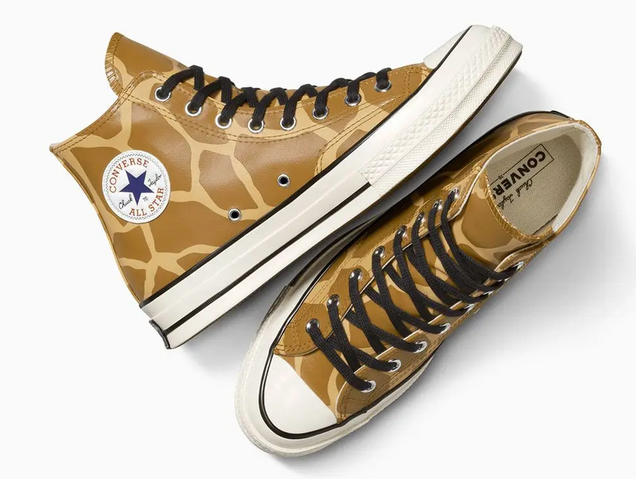 Converse Brand New Chuck 70 High 'Giraffe Print' Sneakers Size 7M