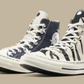 Converse X Brain Dead Men's Chuck All Star 70 High 'Multi-Print' Sneakers Size 12M