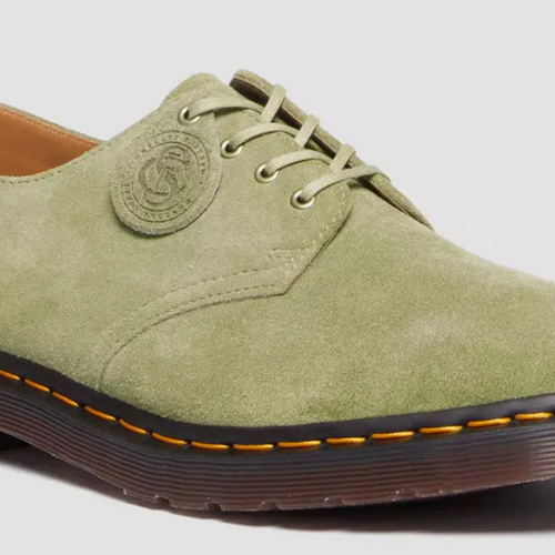 Dr. Marten's Smiths Suede Men's Shoes - Pale Olive - Size 7M