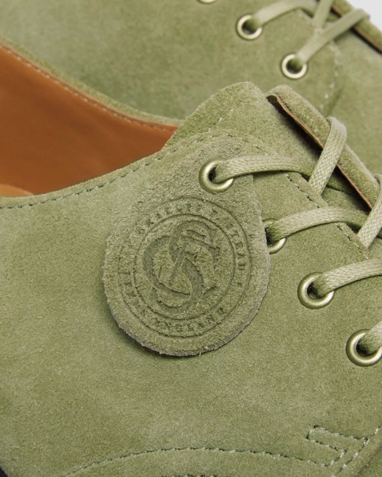 Dr. Marten's Smiths Suede Men's Shoes - Pale Olive - Size 7M