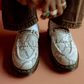 Dr. Marten's Adrian Snaffle Python Sand/Black Suede - Size 8M