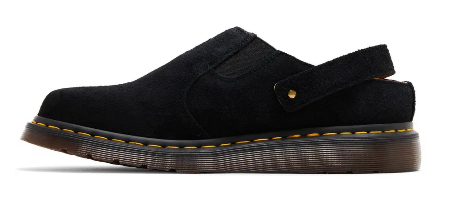 Dr. Marten's Isham Desert Oasis Black Suede Shoes - Size 13M