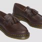 Dr. Marten's Adrian Crazy Horse Leather Brown Tassle Loafers - Size 6M