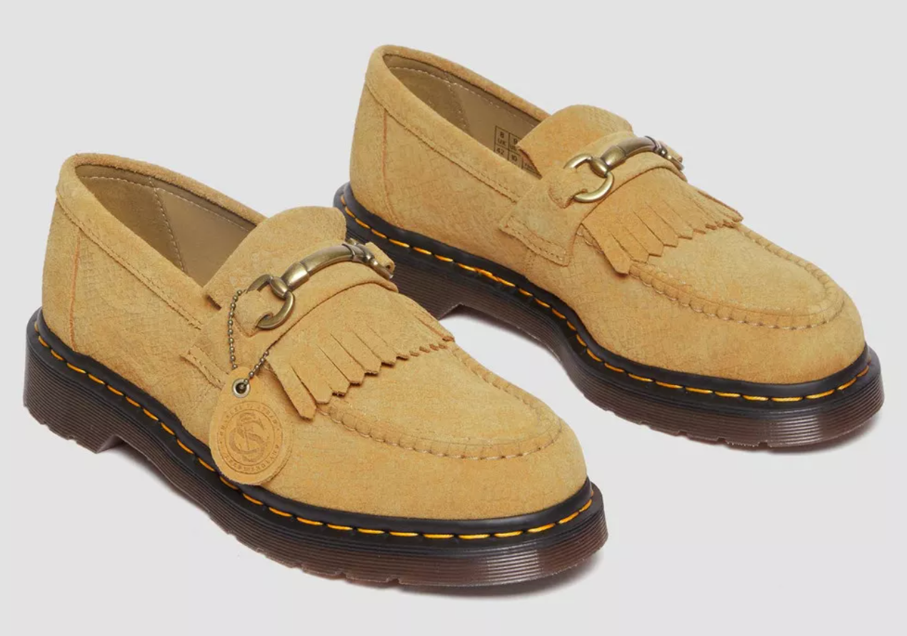 Dr. Marten's Adrian Snaffle 'Autumn Spice' Brown Tassle Loafers - 7M