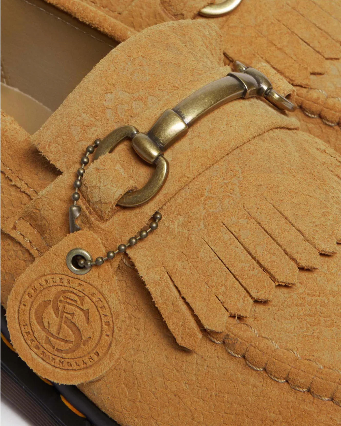 Dr. Marten's Adrian Snaffle 'Autumn Spice' Brown Tassle Loafers - 7M