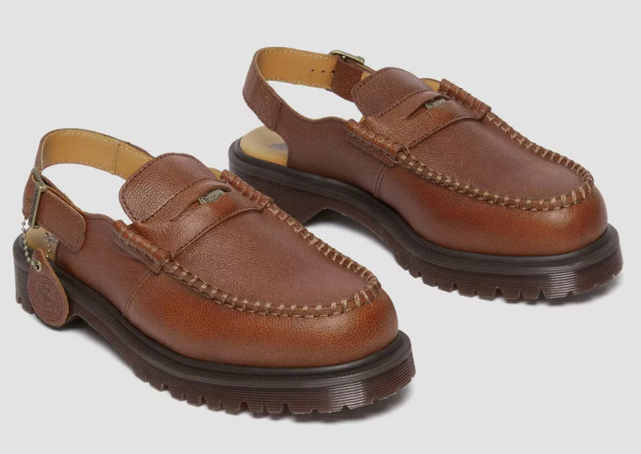 Dr. Marten's Penton Westminster Slingback 'Brown Whiskey' Shoes - 9M