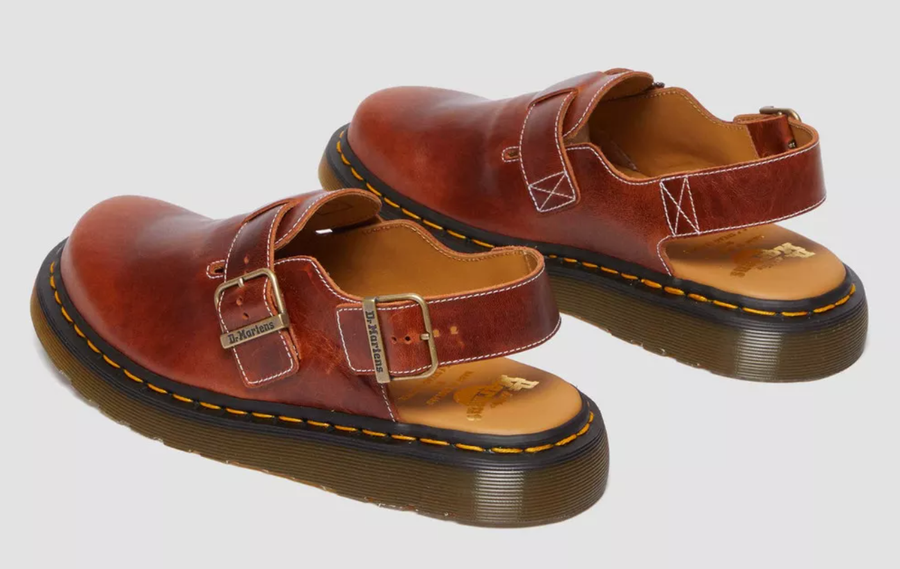 Dr. Marten's Jorge Classic 'Heritage Tan' Slingback Shoes - 10M