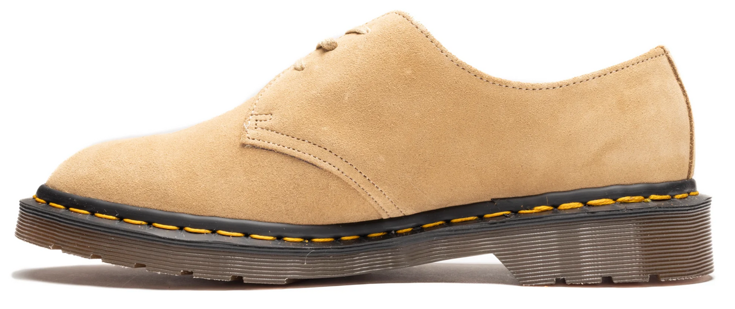 Dr. Marten's 1461 Almond Beige Buck Suede Shoes - Size 12M