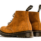 Dr. Marten's 101 Hardware Rough Suede 'Burnt Yellow' Ankle Boots - 7M