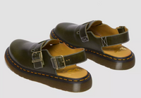 Dr. Marten's Jorge Classic Leather 'Dark Green' Slingback Shoes - 13M