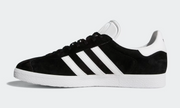 Adidas Gazelle Core Black & Cloud White Sneakers - Size 10.5M