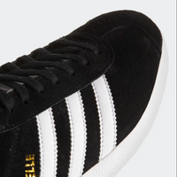 Adidas Gazelle Core Black & Cloud White Sneakers - Size 10.5M