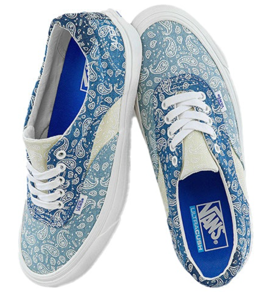 Vans Acer Ni SP 'Blue Bandana' Low-Top Sneakers - Size 11M
