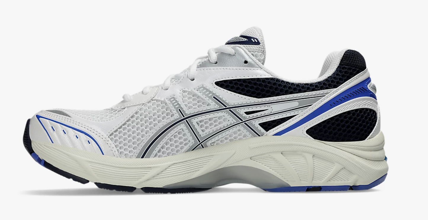 Asics GT-2160 Piedmont Grey/White/Blue Sneakers - Size 8M