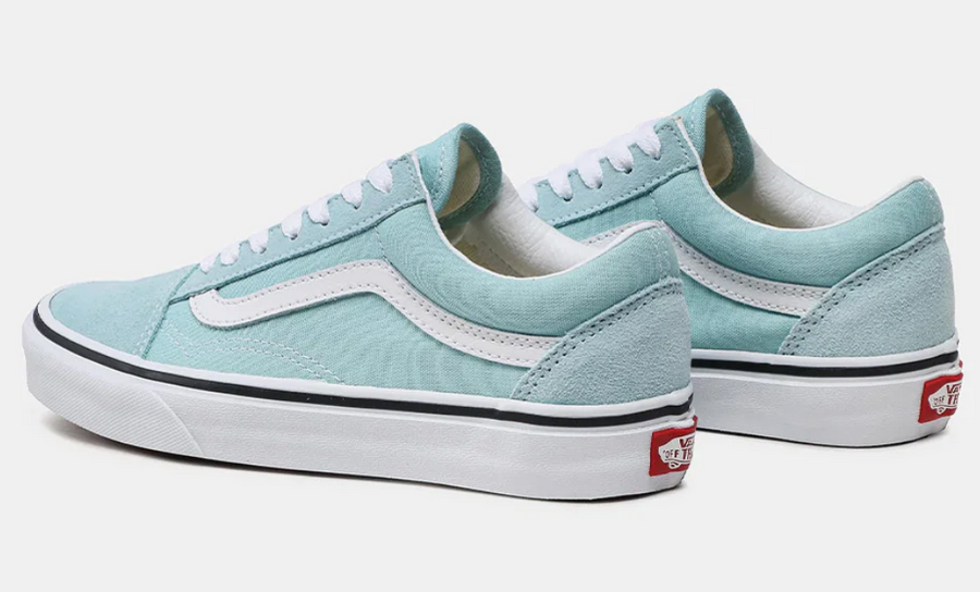 Vans Old Skool Low-Top Canal Blue Unisex Sneakers - Size 4M