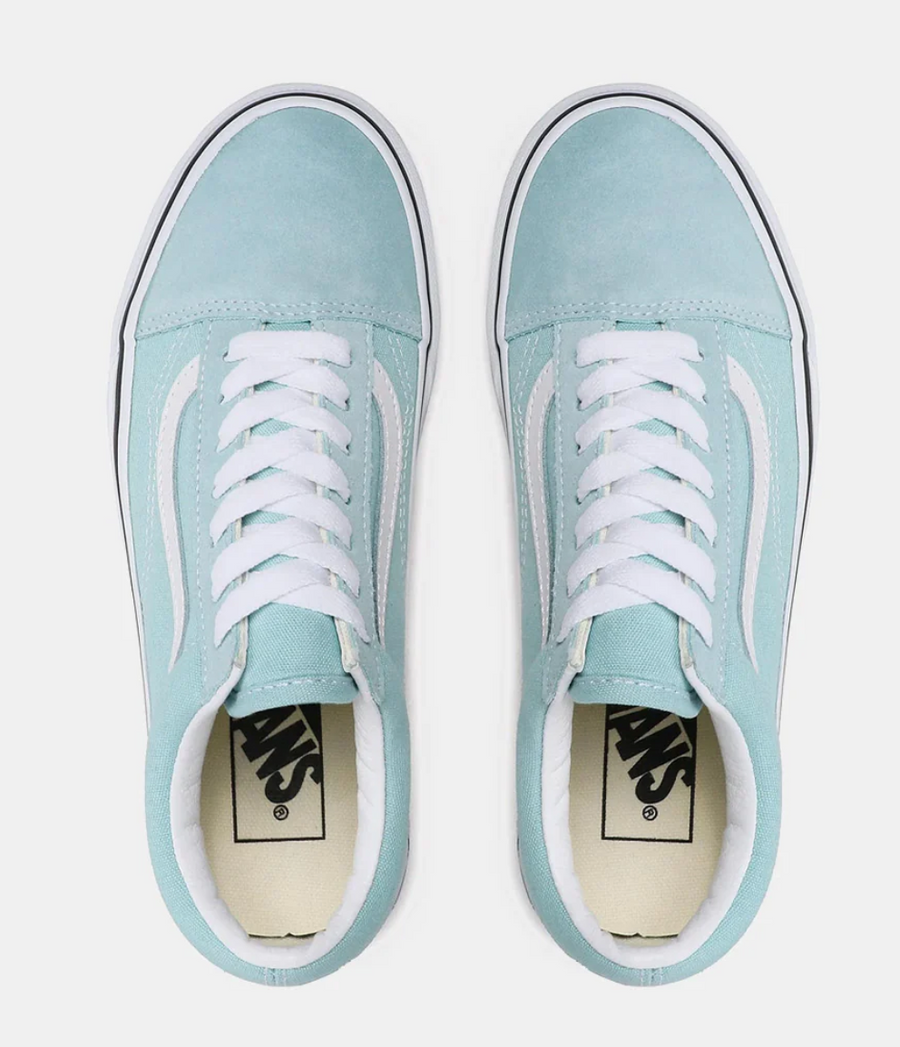 Vans Old Skool Low-Top Canal Blue Unisex Sneakers - Size 4M