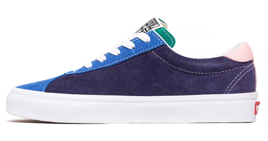 Vans UA 'Retro Court' Sport Low-Top Shoes Blue/Pink - Size 8.5M