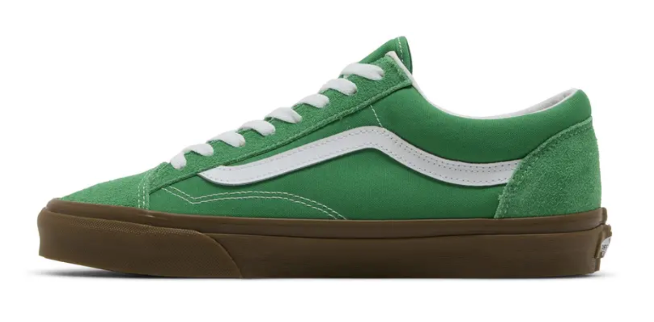 Vans Style 36 'Green Gum' Low-Top Unisex Sneakers - Size 9M