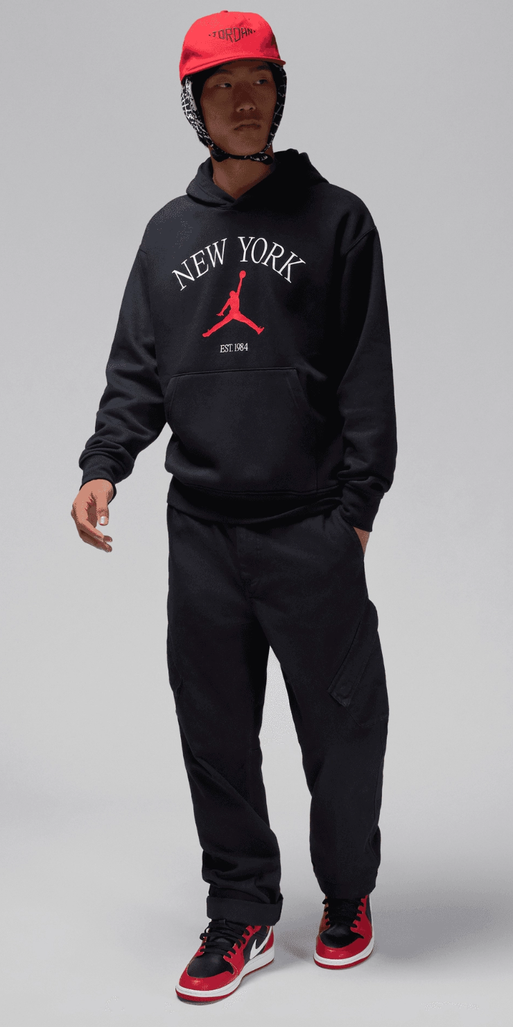 Brand New Air Jordan Mens New York City Hoodie (HF1489-010) Size XXL