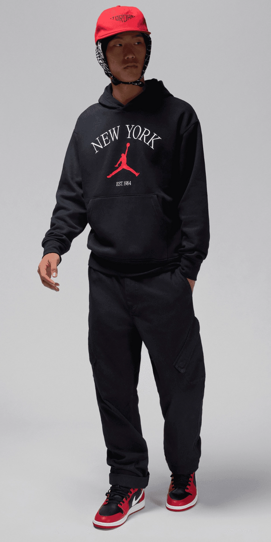 Brand New Air Jordan Mens New York City Hoodie (HF1489-010) Size Extra Small (XS)