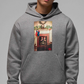 Brand New Air Jordan Mens Jumpman Chimney Hoodie Grey Extra Small (XS)