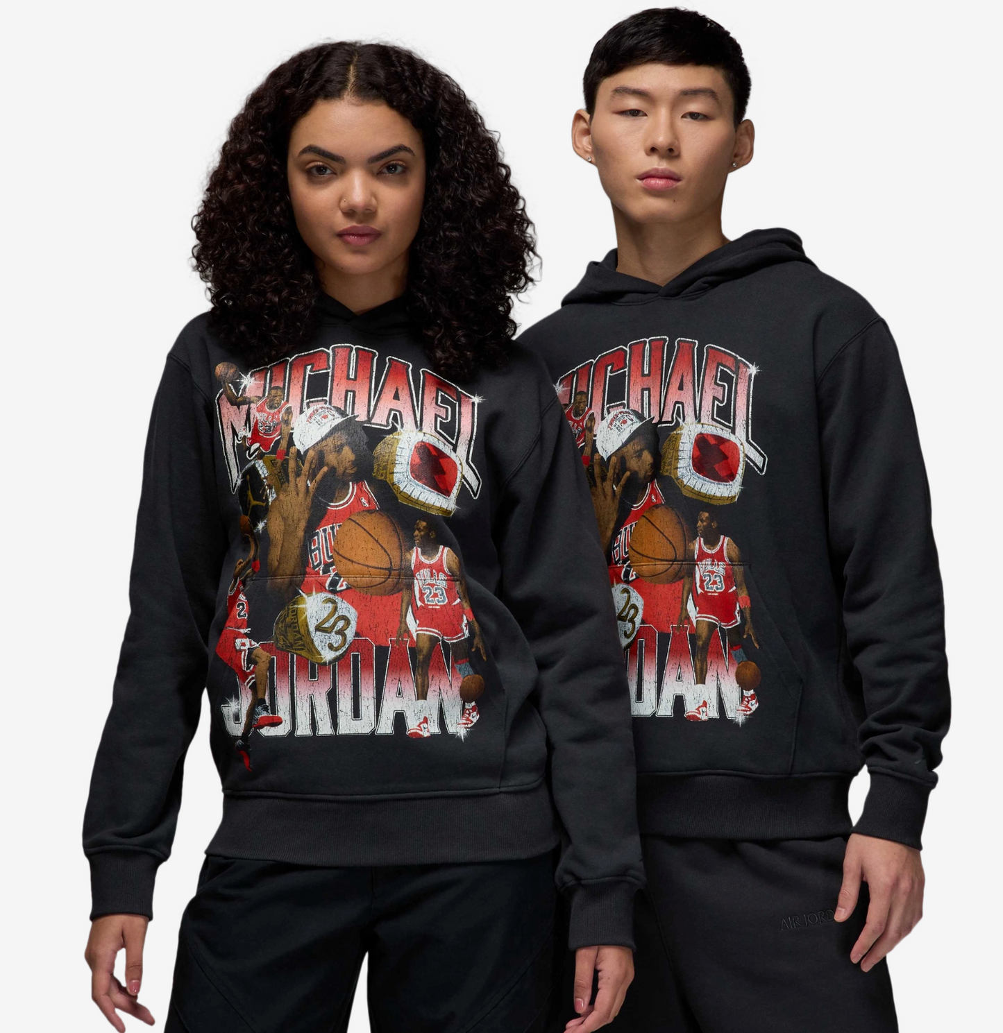 Brand New Jordan Flight Fleece Graphic Pullover Hoodie Off Noir Size XXXL