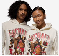 Jordan Flight Fleece Graphic Pullover Hoodie Sail Size Large