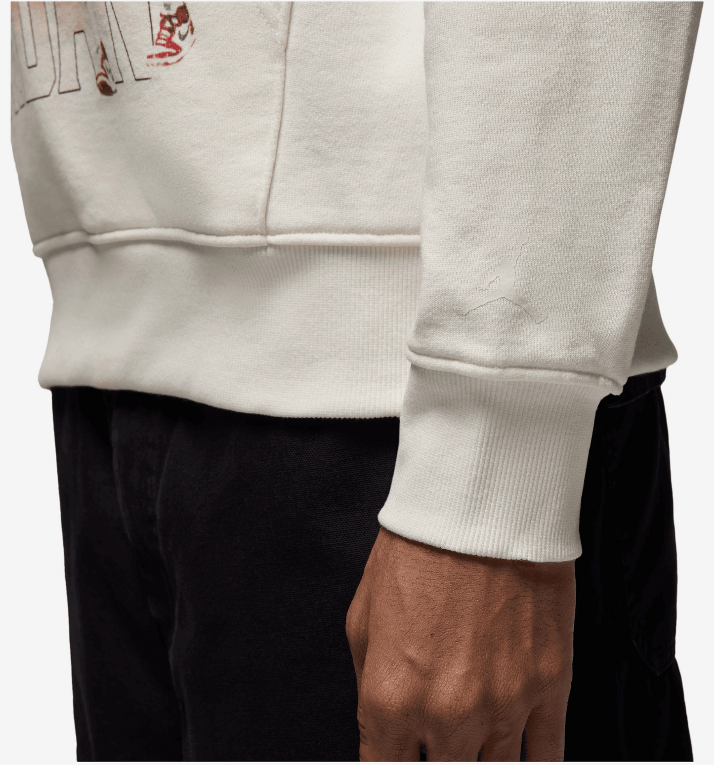 Jordan Flight Fleece Graphic Pullover Hoodie Sail Size XXXL