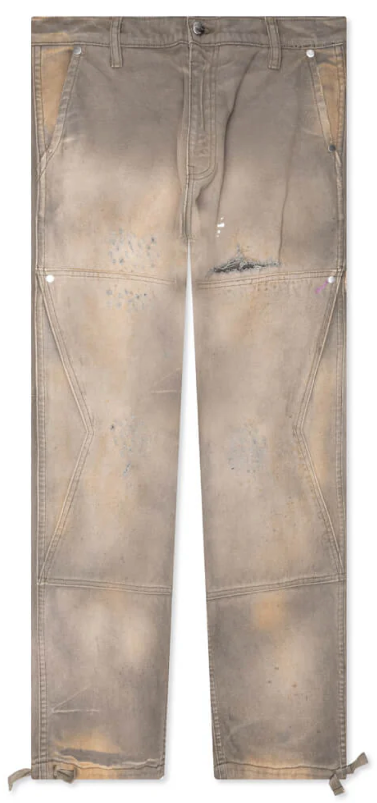 RHUDE Authentic  Reza Double Knee Olive Pants Mens Size Small MSRP:$975.00