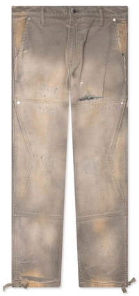 RHUDE Authentic  Reza Double Knee Olive Pants Mens Size Small MSRP:$975.00