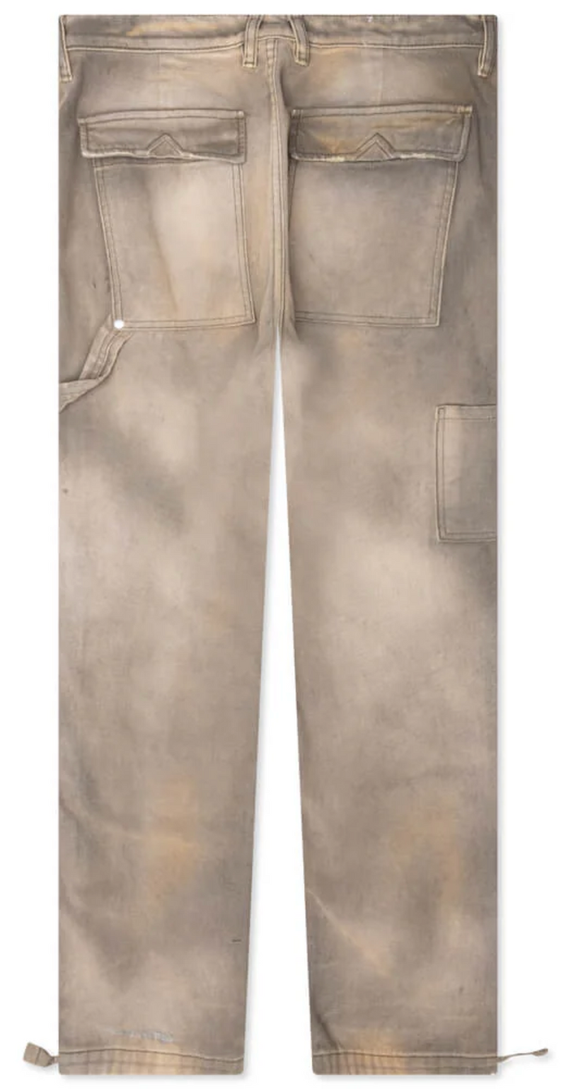 RHUDE Authentic  Reza Double Knee Olive Pants Mens Size Small MSRP:$975.00
