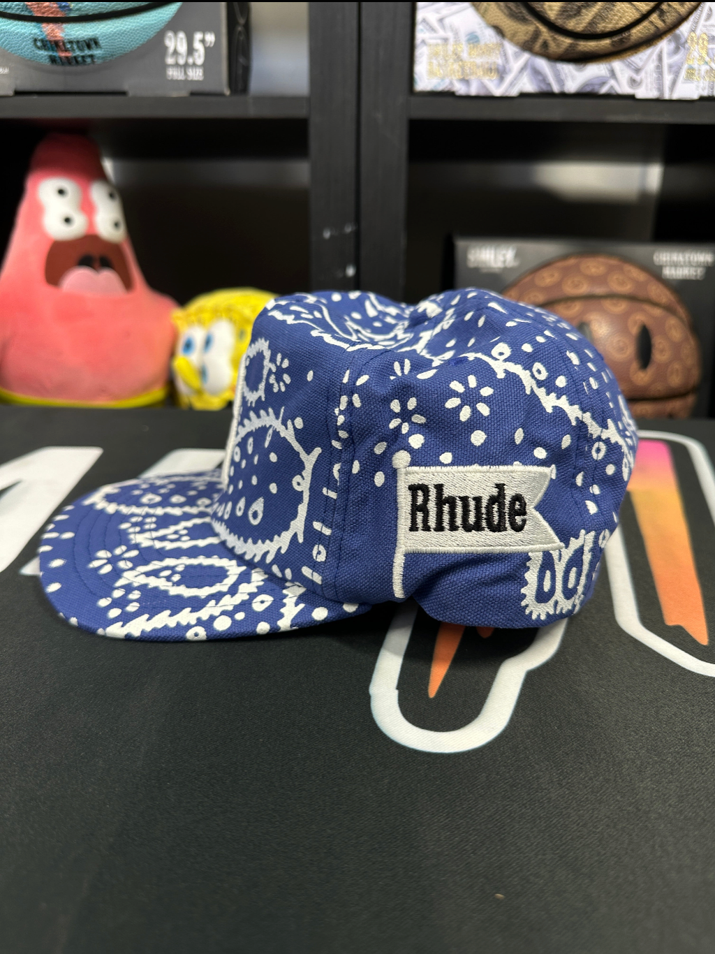 RHUDE Authentic Adjustable Rhepurposed Hat Blue MSRP: $198.00 Brand New