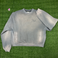 RHUDE Authentic Embroidered Crewneck Sweater-Sundry Elephant-Size Medium MSRP:$680.00
