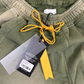 RHUDE Authentic Men's Sundry Olive Heavyweight Embroidered Logo Sweatpants LG MSRP: $765.00