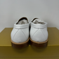 RHUDE Authentic Men's Slip On White Leather Penny Loafer Size 12M MSRP $595