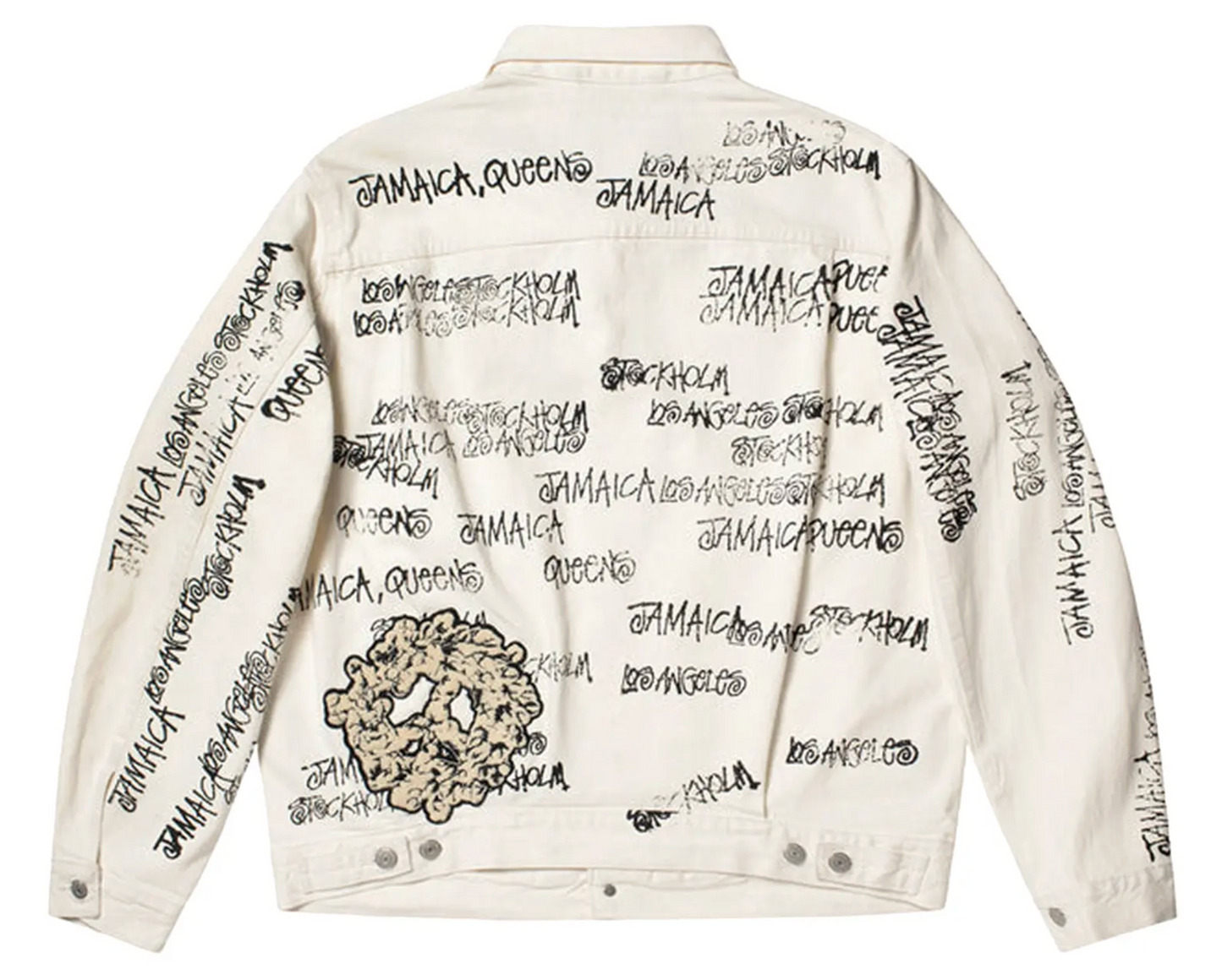 Denim Tears X Stussy X Our Legacy TTL White Denim Jacket Size Small