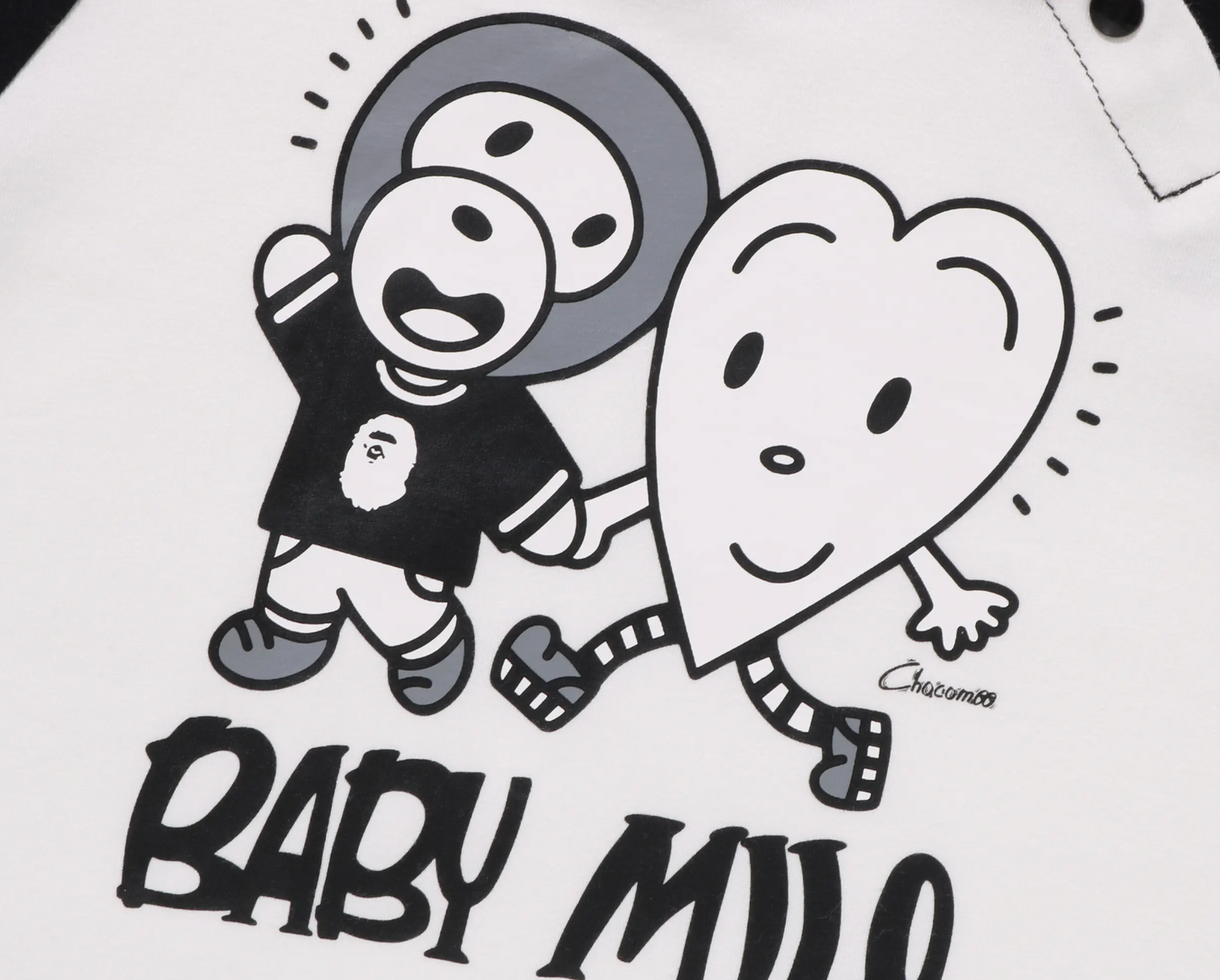 Bape Kids X Chocomoo Milo Friends Romper In White Size 70