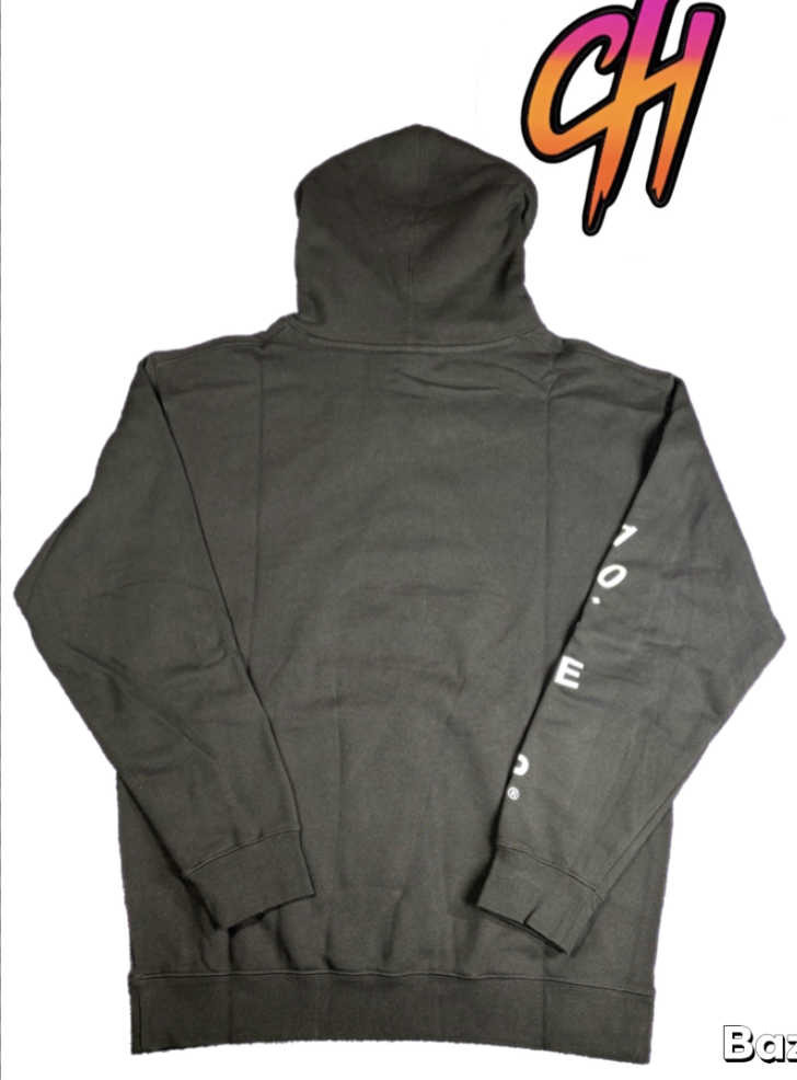 10 Deep 'Duality' Black Pullover Hoodie Brand New