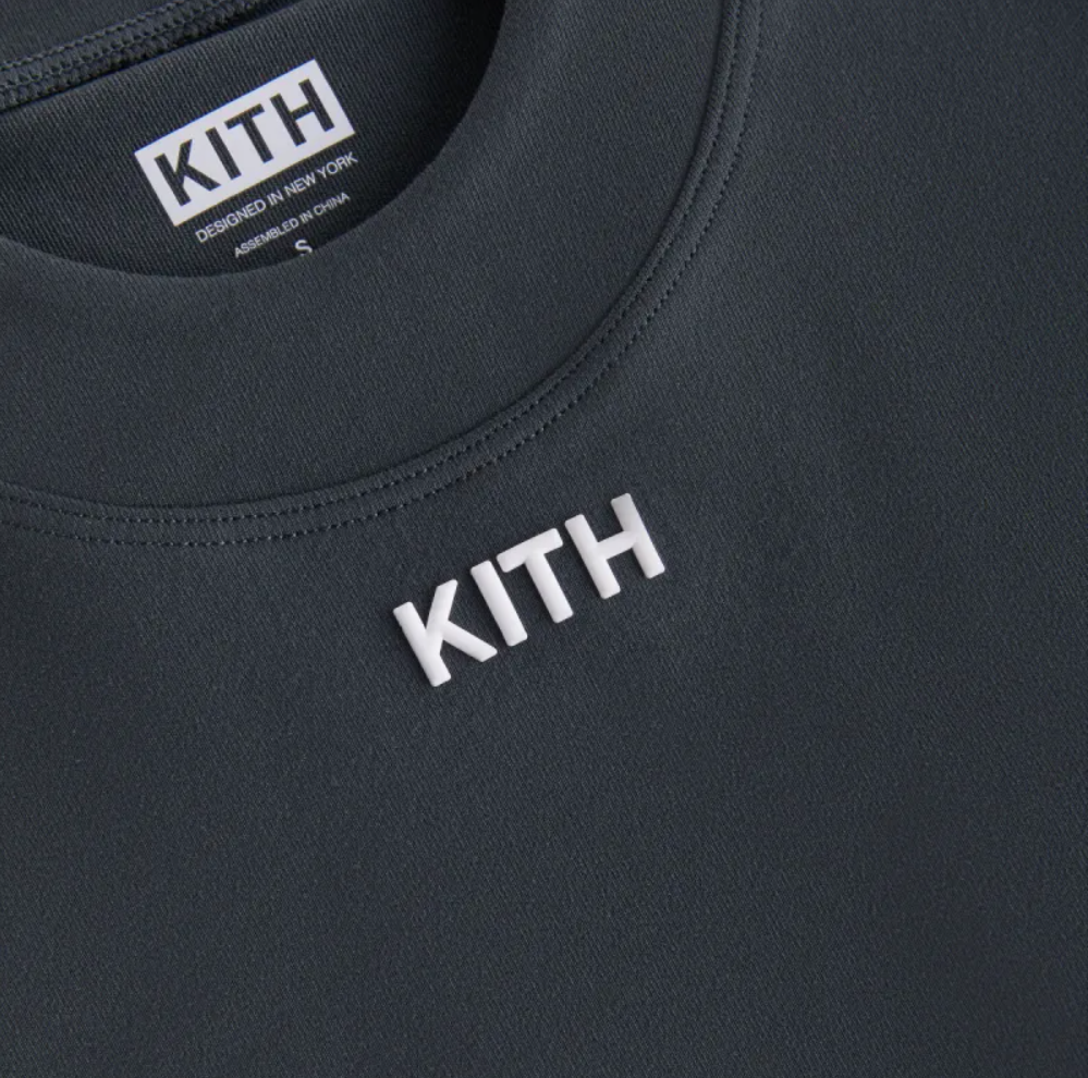 Kith Women's Mulberry II Dark Grey Active Tee Size Small