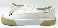 Palm Angels Logo Cream/White Lace-Up Skater Sneakers Size 39 (6M)
