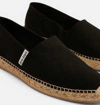 Palm Angels Canvas Espadrille Black Slip On Shoes Size 42 (9M)