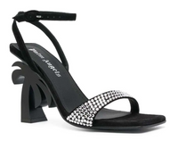 Palm Angels Women's Palm Tree Glittered Black Heel Size 36 (4.5W)